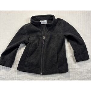 Columbia‎ Fleece Infant 12-18 months Gray Polyester Jacket Warm Baby